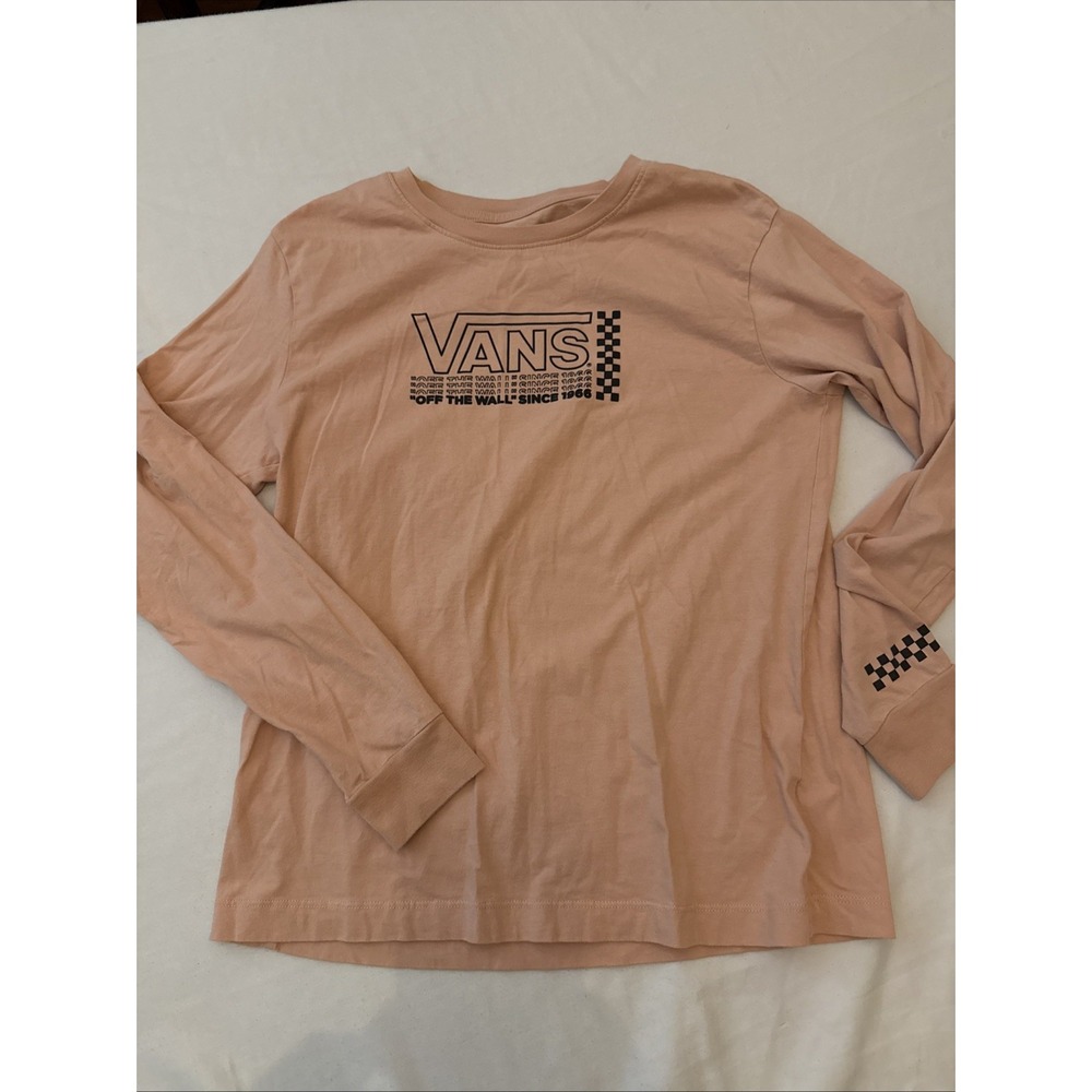 VANS Ladies Pink/Mauve Size Medium Long Sleeve Shirt